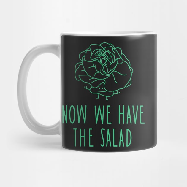 Now we have the salad by spontania